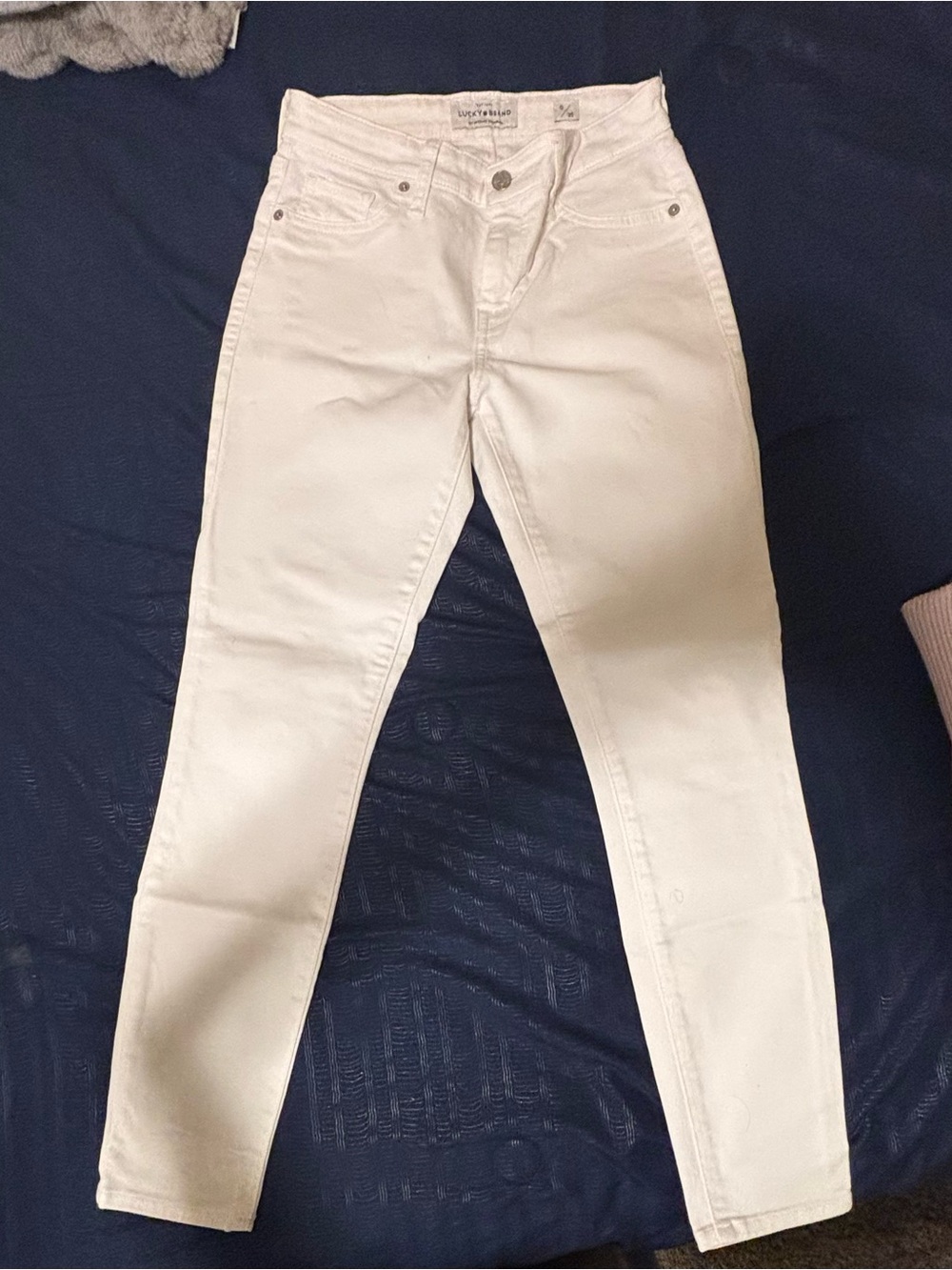 Lucky Brand White Denim Jeans -